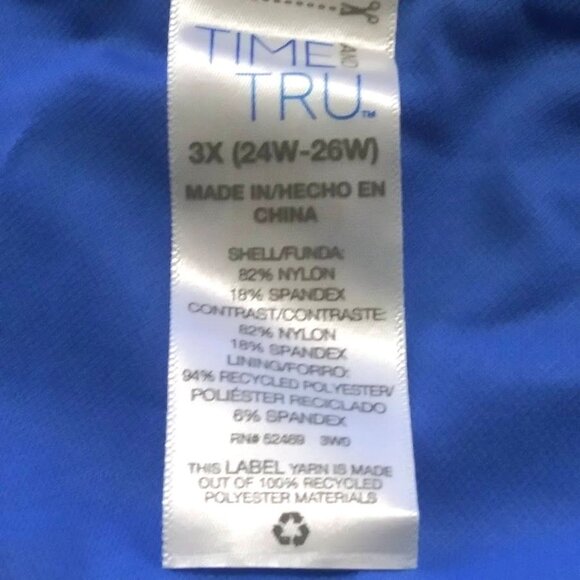 Time & Tru Womens Floral Bikini Bottom With Ruffle Detail Size 3X - Picture 9 of 9